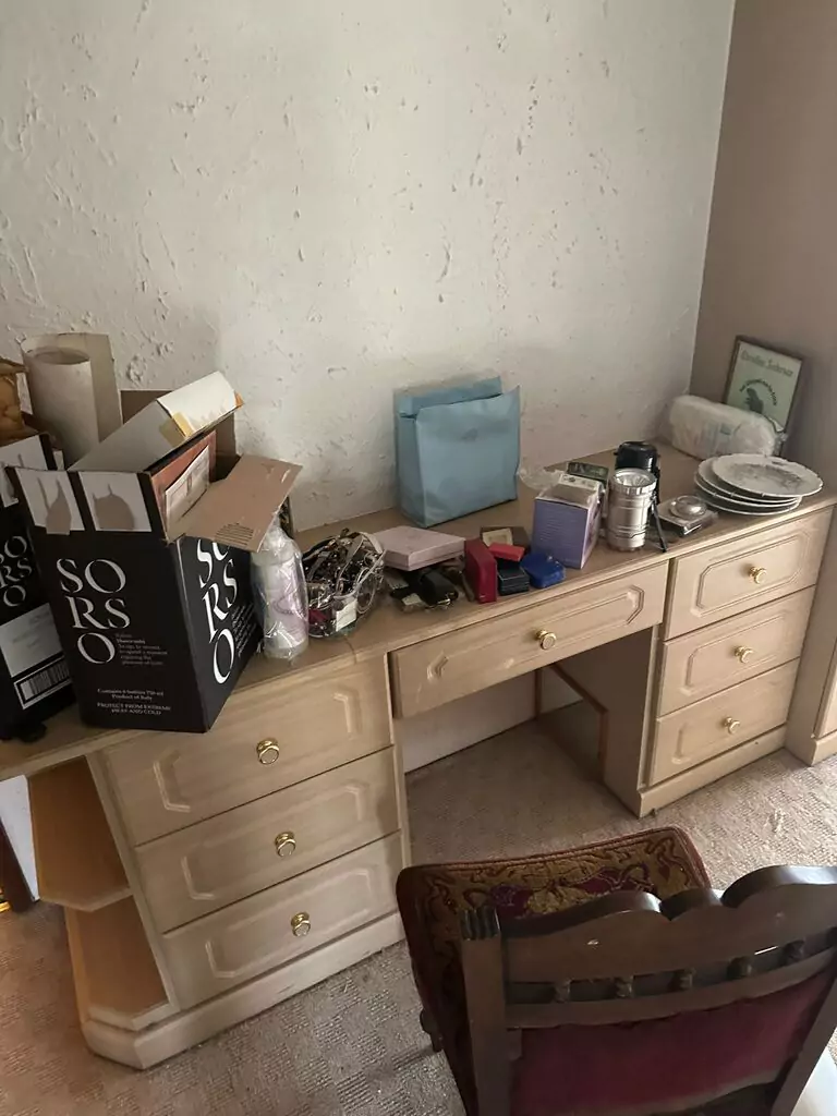 Desk in house clearance in Everton